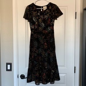MODCLOTH Embellished Floral Dress
